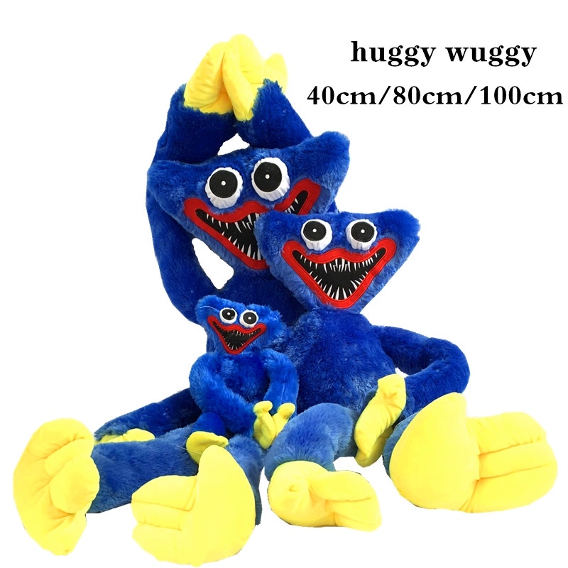 Huggy Wuggy Poppy Playtime Pelúcia 100cm Personagem de Brinquedo