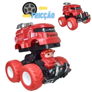 Carrinho de Bombeiro A Fricção Que Levanta