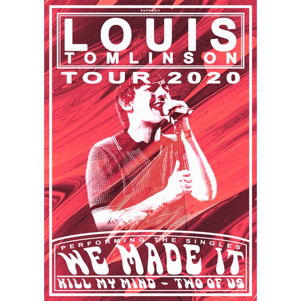 Louis Tomlinson World Tour Asia Edition Poster 