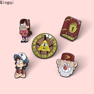 Livro Mágico Alfinetes Esmaltado Emblema Clássico Dos Desenhos Animados Caráter Broches Anime Lapela Pin Presente Da Jóia Para Crianças Amigos