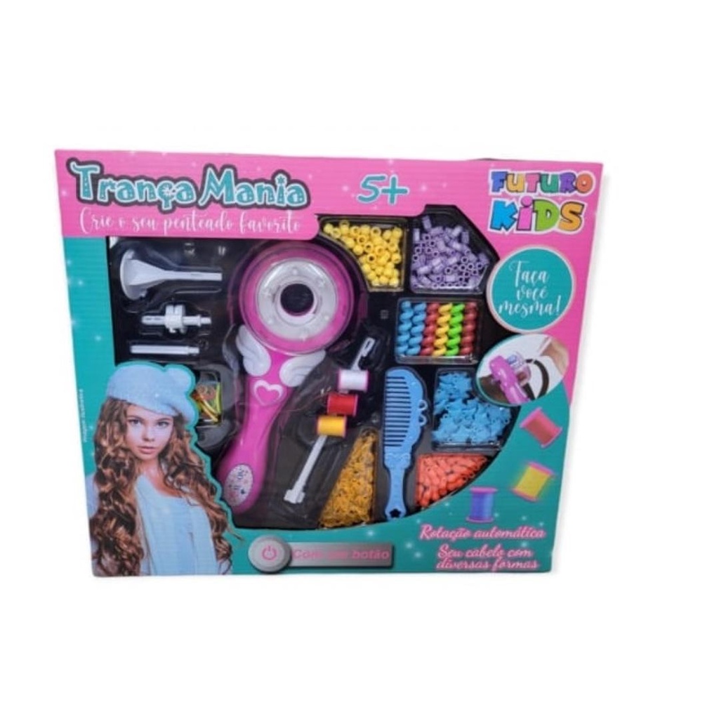 BRINQUEDO MAGICO TRANÇA MANIA PARA MENINAS - BRINQUEDO MAGICO