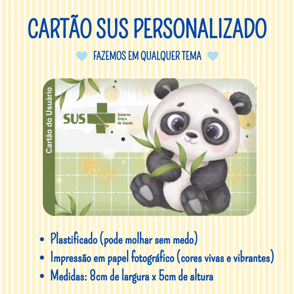 Mousepad Mouse personalizado com desenho fofo de urso panda