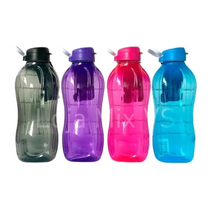 Botella boxl Garrafa Agua Squeeze Academia 2 Litros Azul con capacidad de  2L color rosa