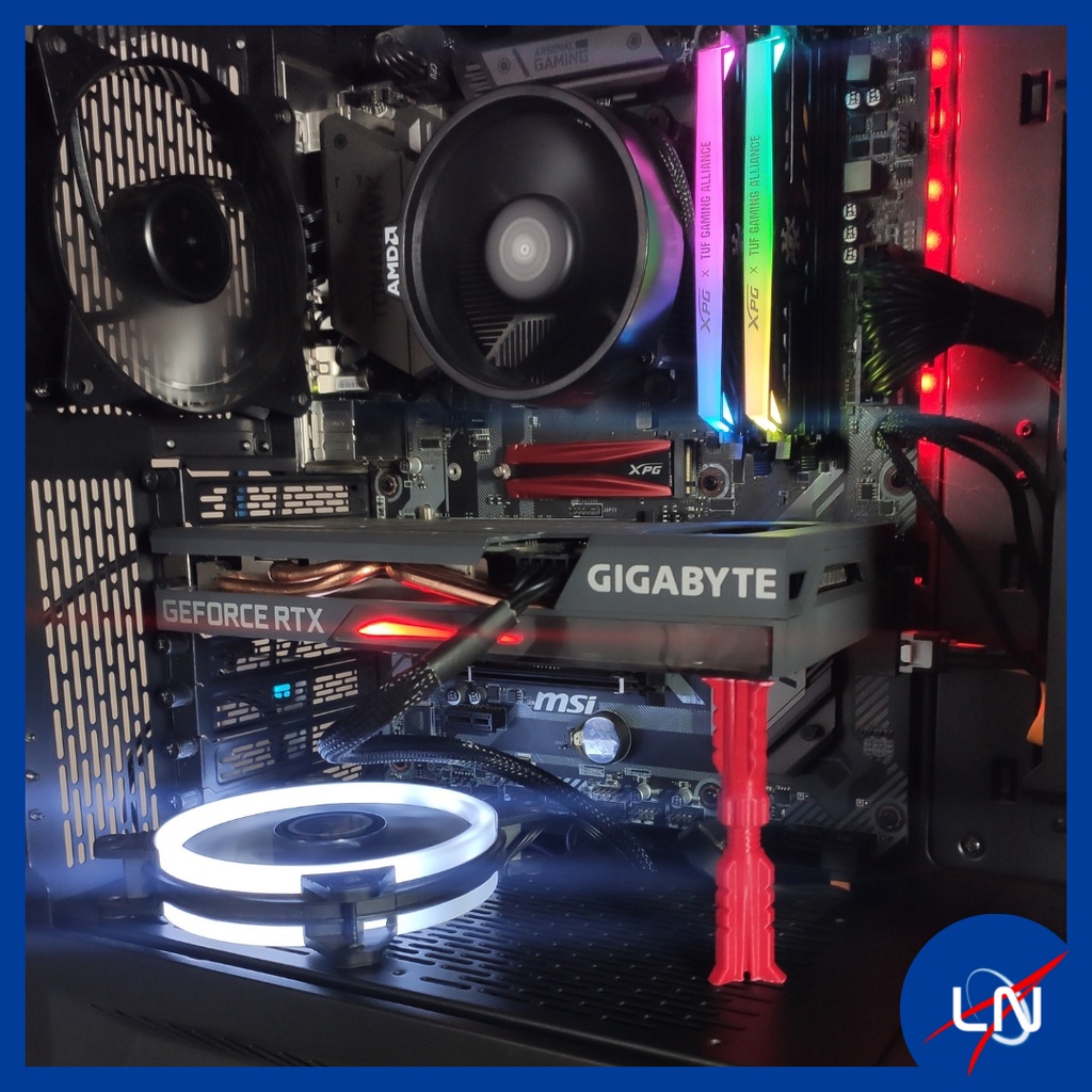 Suporte Vertical Retrátil Para Placa de Vídeo - GPU - VGA