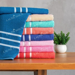Kit 5 Toalhas de Banho Ótima Absorção Laune Haus Macia 100% Algodão Qualidade e Conforto