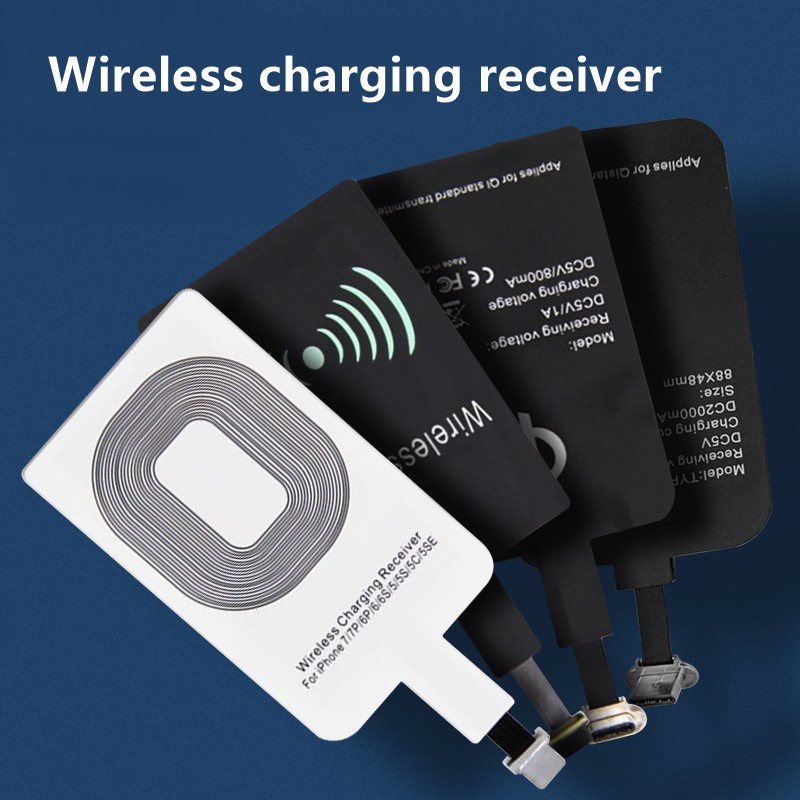 Receptor De Carregamento Sem Fio Qi Para Universal Micro USB Tipo C ...