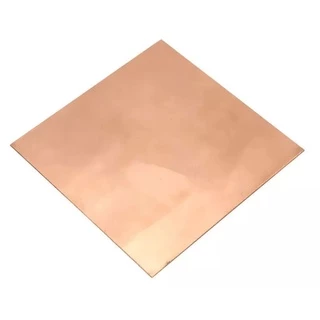 Chapa Placa De Cobre Puro 1mm X 10cm X 10cm