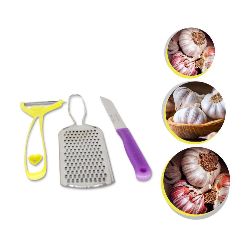 Kit Ralador Faca e Descascador | Shopee Brasil