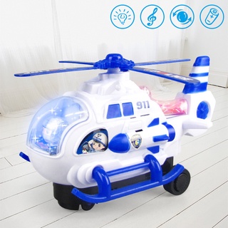 Ocestar Brinquedo Eletrônico Da Polícia Super Helicóptero Com Som & Luz E Música