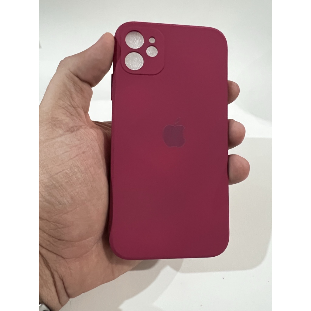 Capa Capinha Case Loft Premium Silicone Rosa de Silicone Maleável de Alta  Resistência para iPhone 11