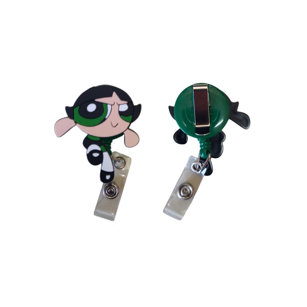 Porta Crachá Retrátil Personalizado As Meninas Super Poderosas - Docinho