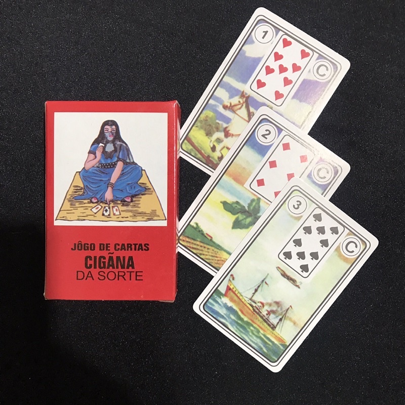 Baralho Cigano jogo das 3 cartas