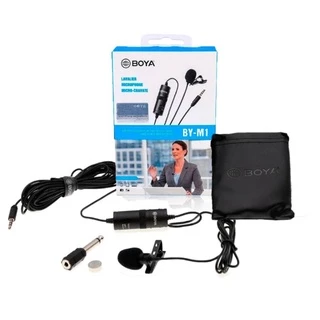 Microfone Boya By-m1 Omnidirecional Preto