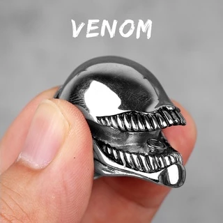 Anel em Aço Inox Venom Guarda Volume ( Abre a Boca )