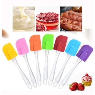 Espátula De Silicone Resistente Ao Calor Para Bolo Doces Confeitaria Cozinha Transparente 24cm