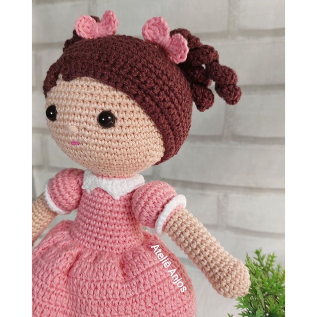 Boneca Arlequina Amigurumi - ATELIE FOFIS