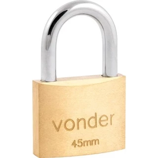 Cadeado de Latão 45 MM VONDER em Oferta na Shopee