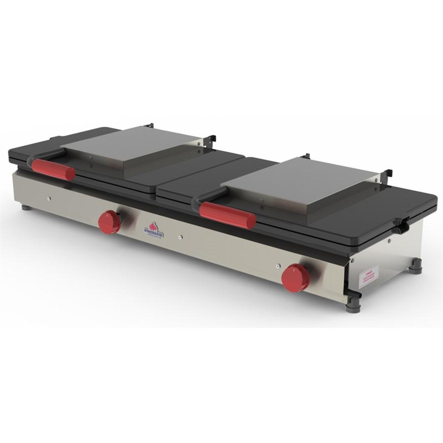 Sanduicheira Dupla 2 Prensas Lanche Gigante Gás Pr-952G - Pr