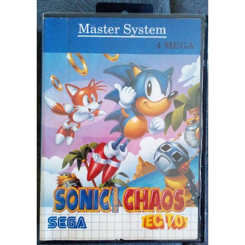 Cartucho Master System Sonic Chaos Tec Toy Completo, sonic chaos 