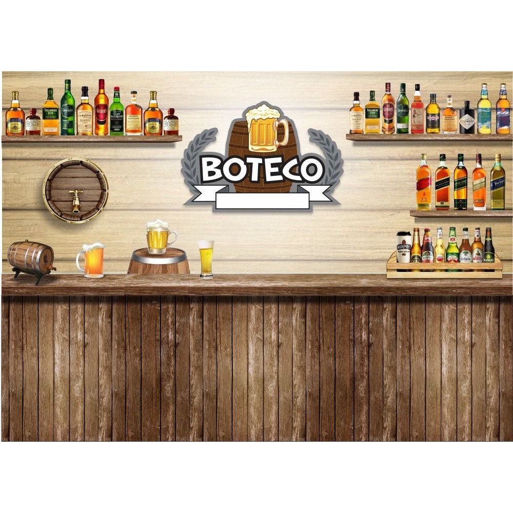 Painel Retangular Sublimado Boteco FRT-383 | Shopee Brasil