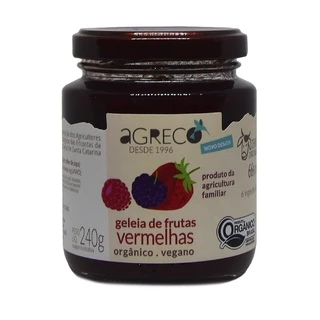 GELEIA DE FRUTAS VERMELHAS VD 240G