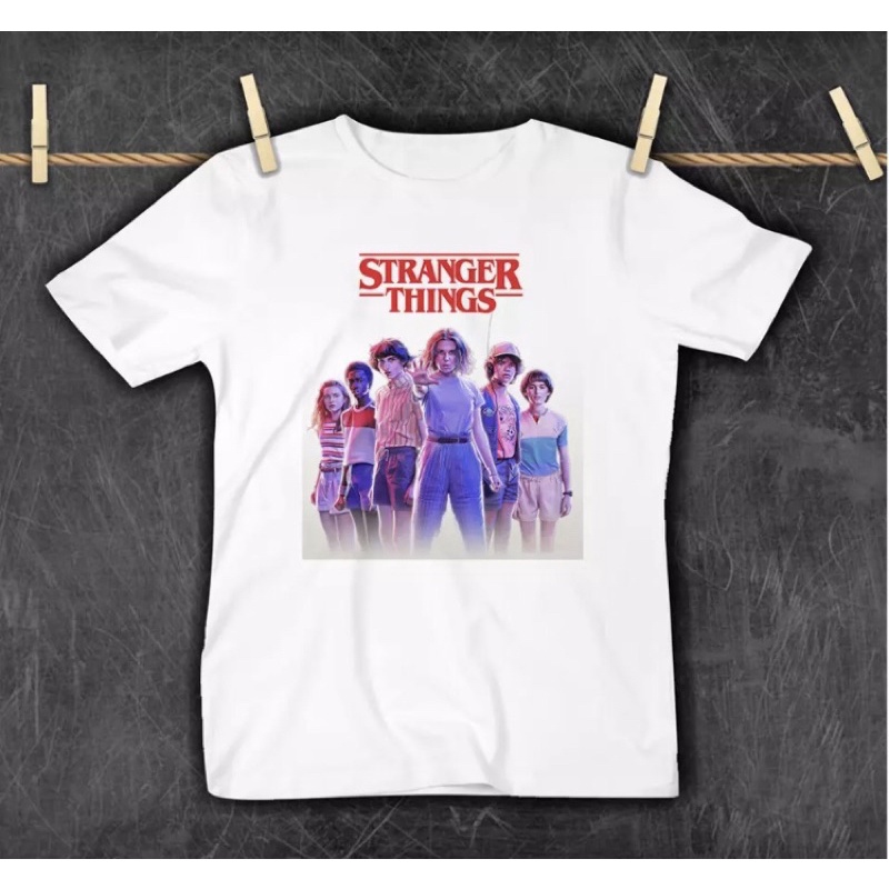 Camiseta infantil Eleven Stranger Things 4-10A branco, Netflix