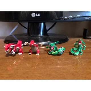 Bonecos Pokemon - Groudon e Rayquaza - Hoenn