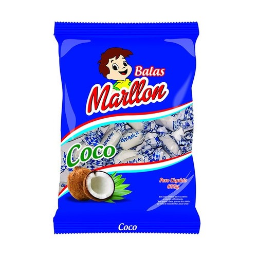 Bala Coco 600g Marllon | Shopee Brasil