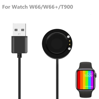 N Cabo De Carregamento Magnético USB Para W66 Smartwatch Carregador Adaptador Energia Doca Estação Acessórios