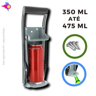 Amassador Latas Latinhas Latão Manual 350 E 475 Ml C/abridor
