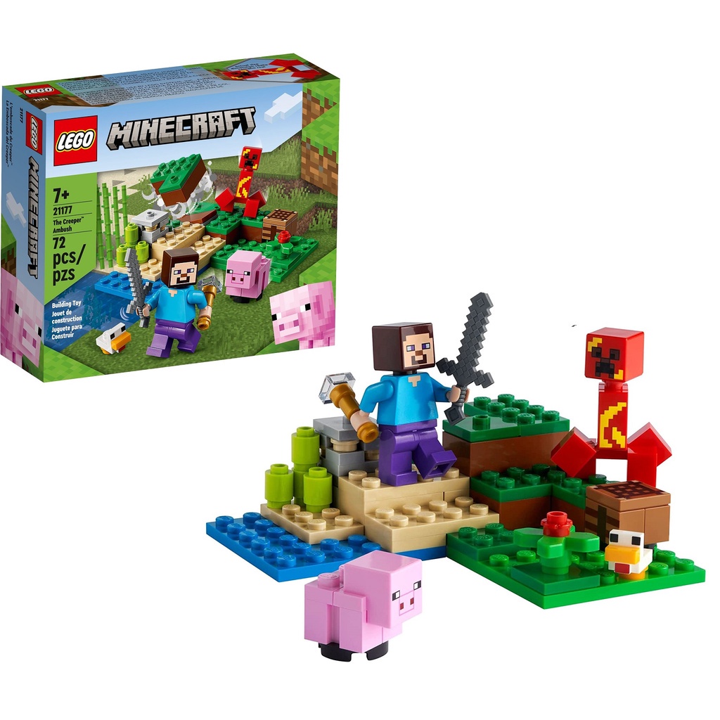 Lego Minecraft 21177 A Emboscada do Creeper