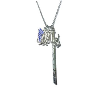 Colar Ataque dos Titãs Eren Yeager Attack on Titan Shingeki no Kyojin Titas - Anime Geek