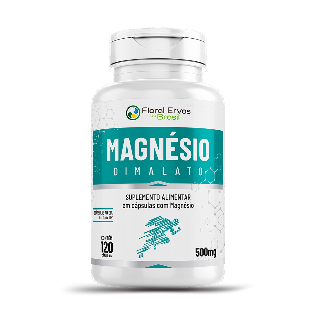 Magnésio Dimalato 120 Cásulas 500mg Concentrado Com Laudo - Máximo 2 Ao ...