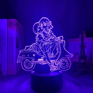Kill La Kill Ryuko Matoi Figure Lâmpada Led Noturna Jagermeister