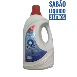 Lava Roupas Líquido Becker Versátil 3 Litros