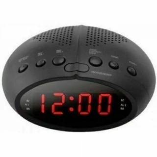 Rádio Relógio Digital Fm Alarme Temporizador SP399