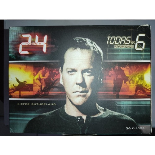 BOX COLEÇÃO 24 HORAS - 1ª A 6ª Temporada - 36 Dvds elenco