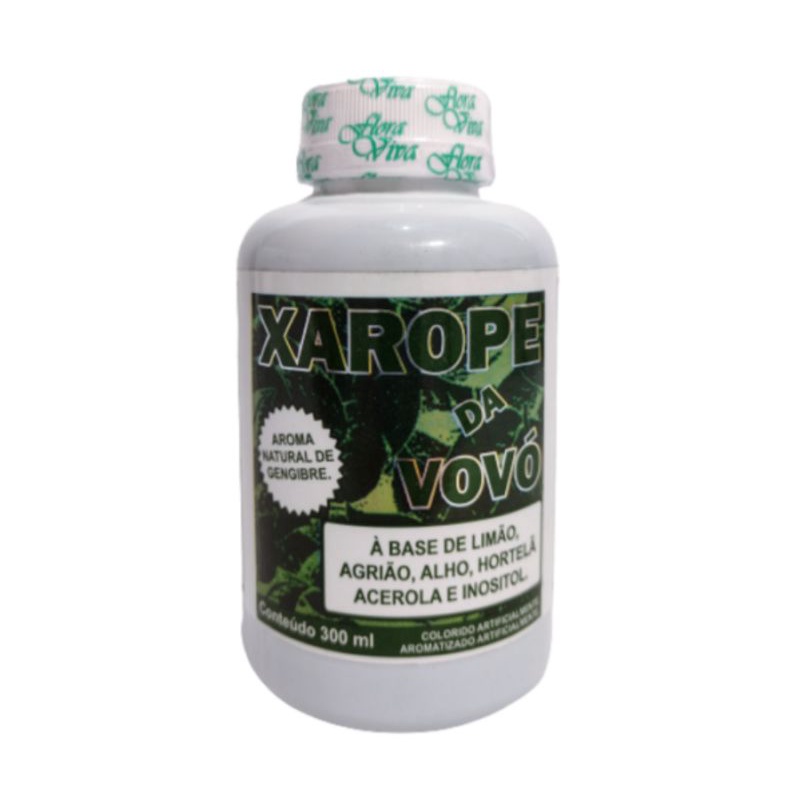 Xarope da Vovó Pneumonia, Bronquite Alérgica, Garganta 250ML - Flora  Natural - Xarope de Bordo / Maple Syrup - Magazine Luiza