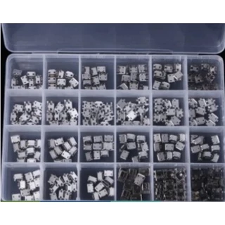 kit lote 100 peças conector carga manutenção celular modelos variados