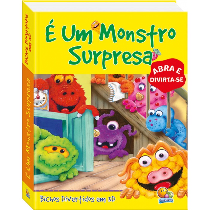 Livro É um Monstro Surpresa -Bichos divertidos em 3D ( Todolivro ...