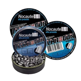 3 Latas de Chumbinho Nocaute 5.5mm 375 Unidades – Technogun em Oferta na Shopee