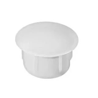 Tapa Furo Plástico 8mm Branco Para Moveis 100 Unidades