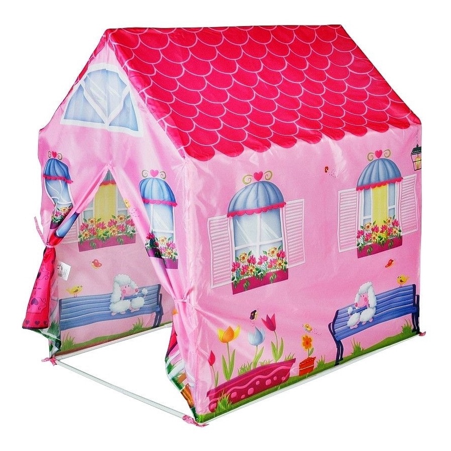 Barraca Acampamento Para Menina Cabana Infantil Casinha Rosa | Shopee ...