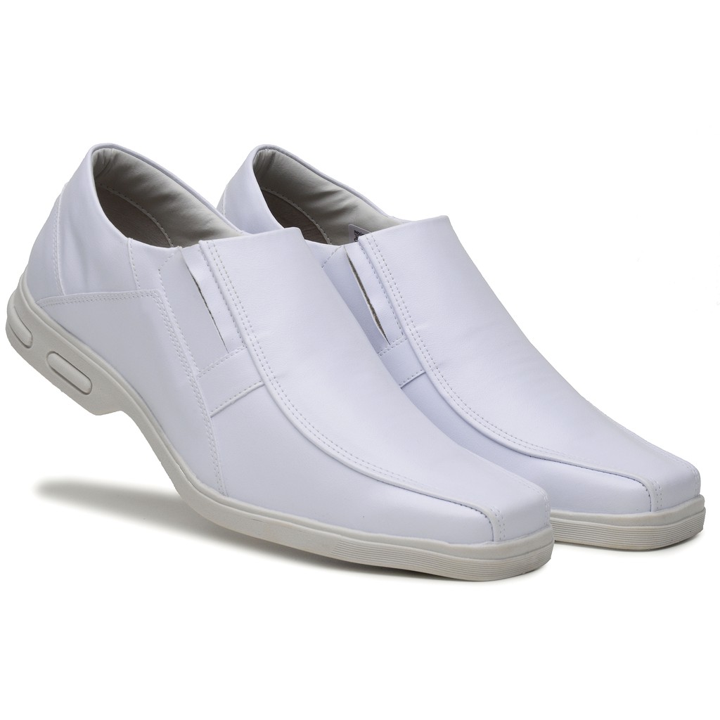 Sapato branco hot sale masculino maxi confort