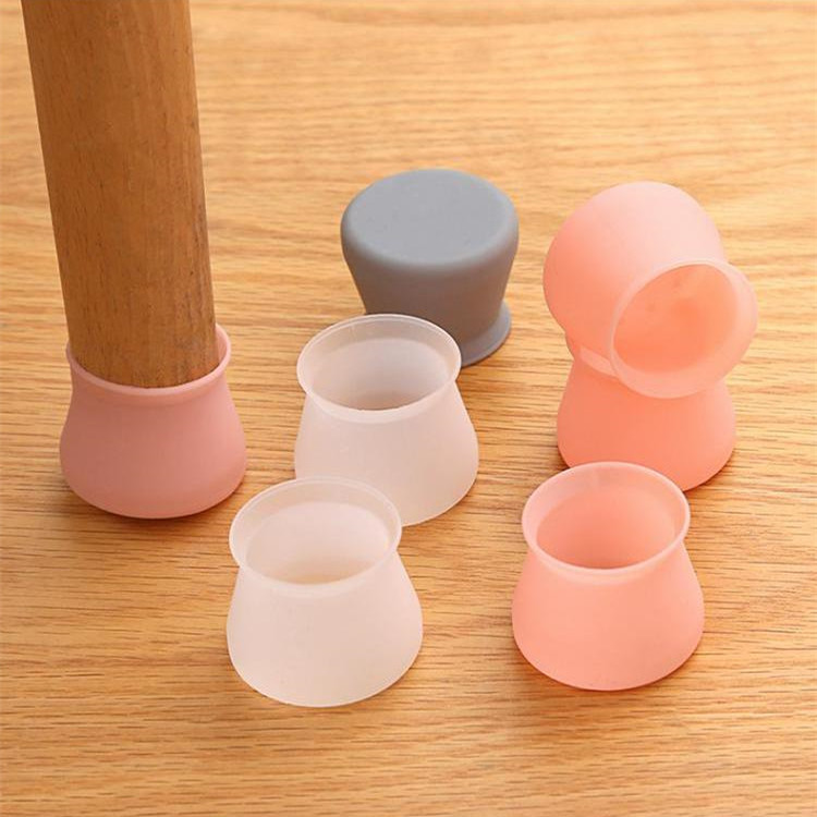 4 Pçs / Lote Móveis Perna De Silicone Tampa De Proteção Pés De Mesa Pad Piso Protetor Perna Da Cadeira Piso Proteção Pernas De Mesa