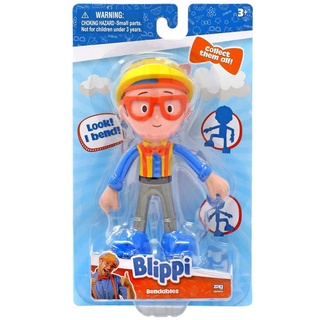 Blippi – Boneco Bendables - Construction