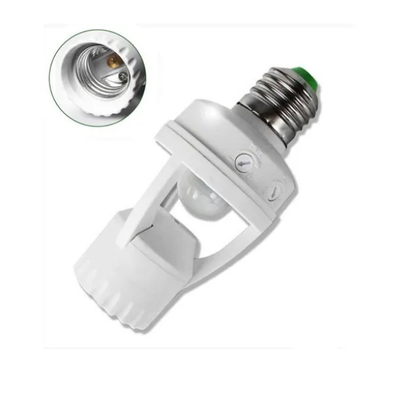 Sensor De Presença Com Fotocélula Para Lâmpada Soquete E27