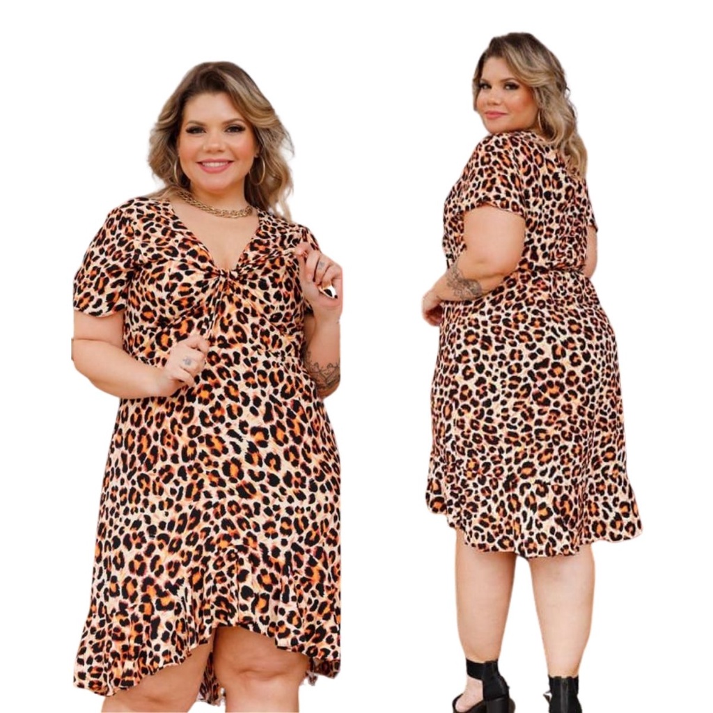 Vestido Plus Size Maria Oncinha