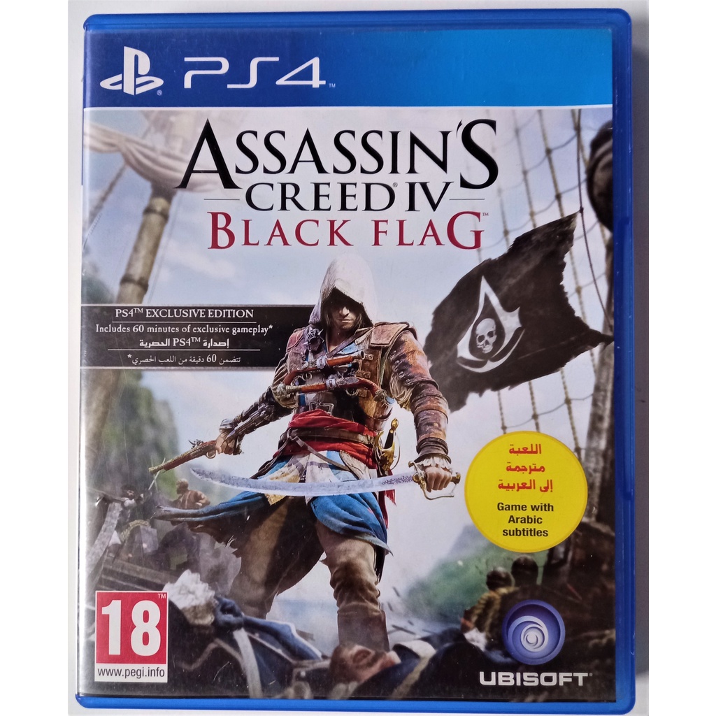 Mídia Física Assassin's Creed IV Black Flag Ps4 Original - GAMES