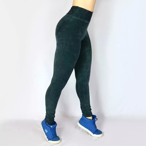 k2b ORIGINAL Calça Legging Forrada Inverno Cintura Alta Veludo